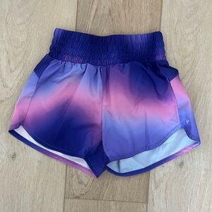 Gradient Purple and Pink girls Shorts